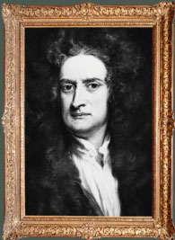 Retrato de Isaac Newton